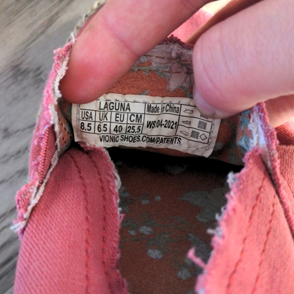 Vionic Laguna Espadrilles, Coral, pink, size 8.5 - Picture 6 of 6